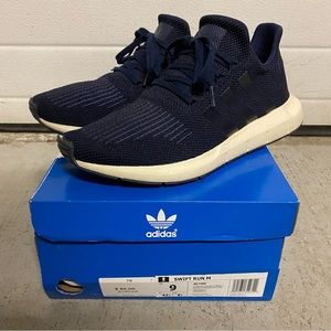 Adidas Swift Run M Sneaker AC7165 - Men’s 9 - Navy, White, w/ Box
